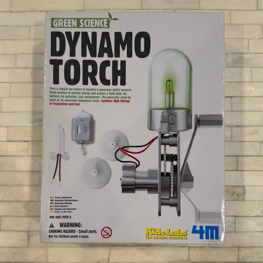 Green Science Dynamo Torch - Brand New -Sealed